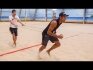 На резинке по песку. Тренировка волейболистов-пляжников!